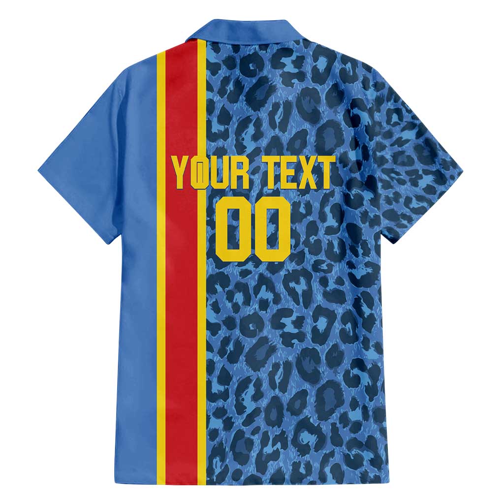 DR Congo Basketball Custom Family Matching Puletasi and Hawaiian Shirt Come On Leopards Skin Pattern - Wonder Print Shop