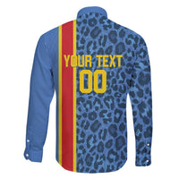 DR Congo Basketball Custom Family Matching Summer Maxi Dress and Hawaiian Shirt Come On Leopards Skin Pattern - Wonder Print Shop