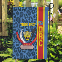 DR Congo Basketball Custom Garden Flag Come On Leopards Skin Pattern - Wonder Print Shop
