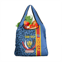 DR Congo Basketball Custom Grocery Bag Come On Leopards Skin Pattern - Wonder Print Shop
