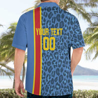 DR Congo Basketball Custom Hawaiian Shirt Come On Leopards Skin Pattern - Wonder Print Shop