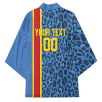 DR Congo Basketball Custom Kimono Come On Leopards Skin Pattern - Wonder Print Shop