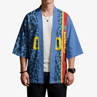 DR Congo Basketball Custom Kimono Come On Leopards Skin Pattern - Wonder Print Shop