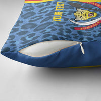 DR Congo Basketball Custom Pillow Cover Come On Leopards Skin Pattern - Wonder Print Shop