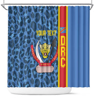 DR Congo Basketball Custom Shower Curtain Come On Leopards Skin Pattern - Wonder Print Shop