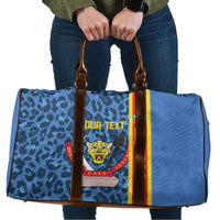 DR Congo Basketball Custom Travel Bag Come On Leopards Skin Pattern - Wonder Print Shop