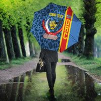 DR Congo Basketball Custom Umbrella Come On Leopards Skin Pattern - Wonder Print Shop