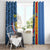 DR Congo Basketball Custom Window Curtain Come On Leopards Skin Pattern - Wonder Print Shop
