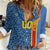 DR Congo Basketball Custom Women Casual Shirt Come On Leopards Skin Pattern - Wonder Print Shop