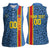 DR Congo Basketball Custom Women Sleeveless Polo Shirt Come On Leopards Skin Pattern - Wonder Print Shop