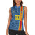 DR Congo Basketball Custom Women Sleeveless Polo Shirt Come On Leopards Skin Pattern - Wonder Print Shop