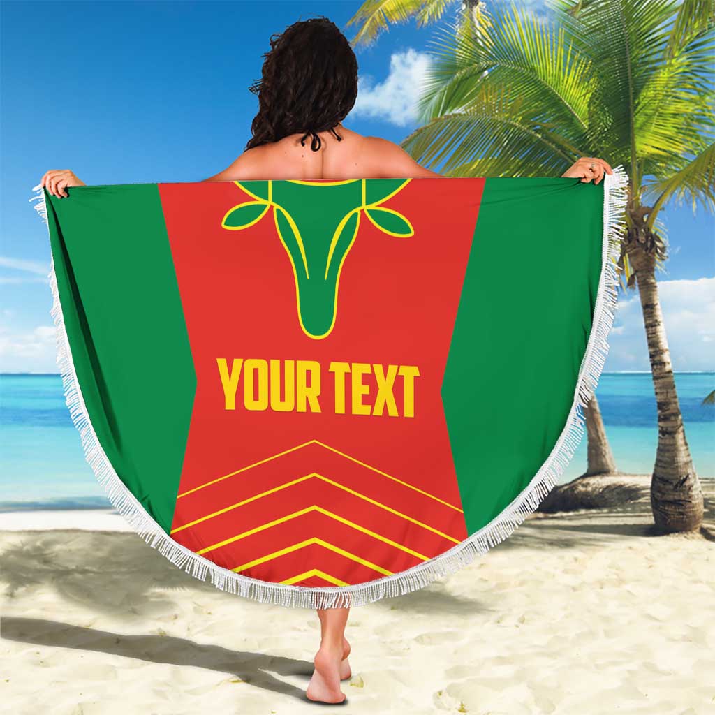 Madagascar Basketball Custom Beach Blanket Come On Angel Manzano - Wonder Print Shop