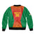 Madagascar Basketball Custom Bomber Jacket Come On Angel Manzano - Wonder Print Shop