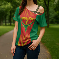 Madagascar Basketball Custom Cross Shoulder Shirt Come On Angel Manzano - Wonder Print Shop