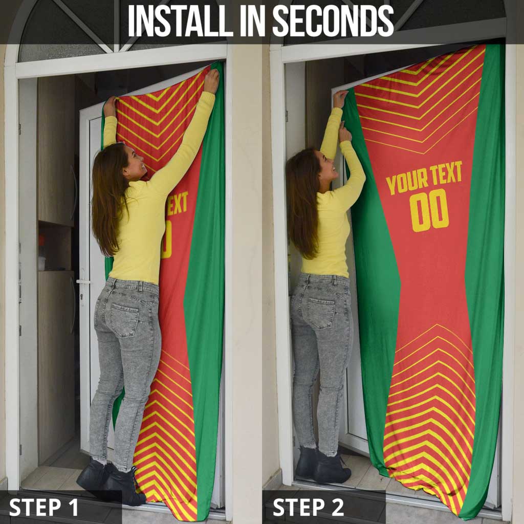 Madagascar Basketball Custom Door Cover Come On Angel Manzano - Wonder Print Shop