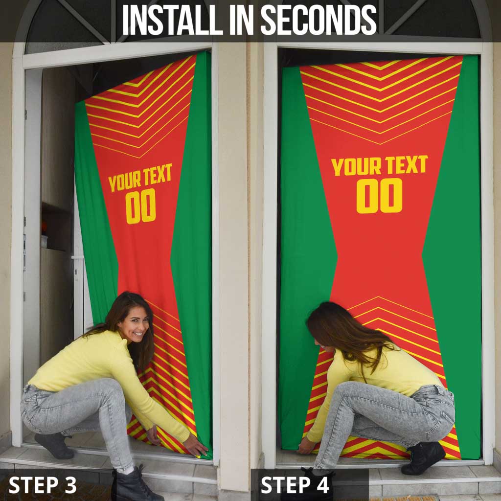 Madagascar Basketball Custom Door Cover Come On Angel Manzano - Wonder Print Shop