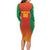 Madagascar Basketball Custom Family Matching Long Sleeve Bodycon Dress and Hawaiian Shirt Come On Angel Manzano - Wonder Print Shop
