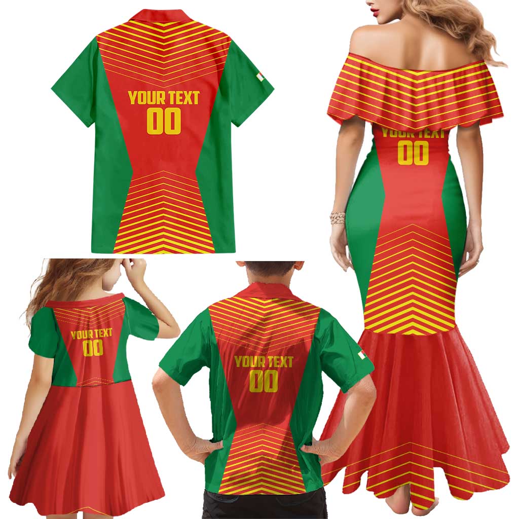 Madagascar Basketball Custom Family Matching Mermaid Dress and Hawaiian Shirt Come On Angel Manzano - Wonder Print Shop