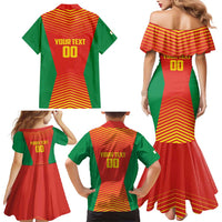 Madagascar Basketball Custom Family Matching Mermaid Dress and Hawaiian Shirt Come On Angel Manzano - Wonder Print Shop