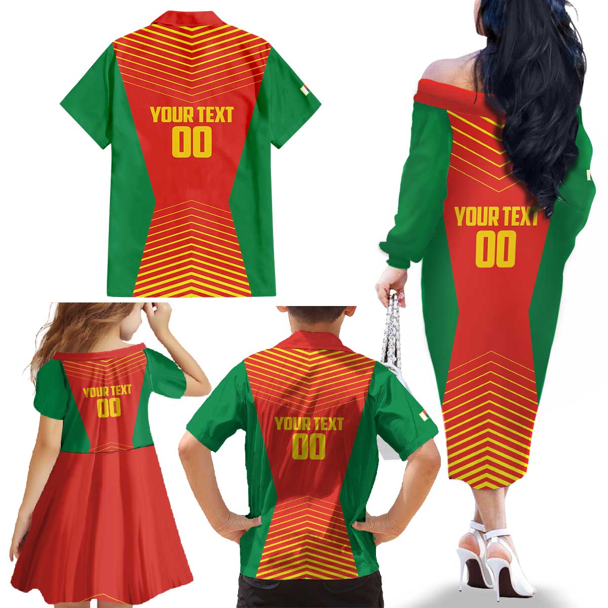 Madagascar Basketball Custom Family Matching Off The Shoulder Long Sleeve Dress and Hawaiian Shirt Come On Angel Manzano - Wonder Print Shop