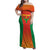 Madagascar Basketball Custom Family Matching Off Shoulder Maxi Dress and Hawaiian Shirt Come On Angel Manzano - Wonder Print Shop