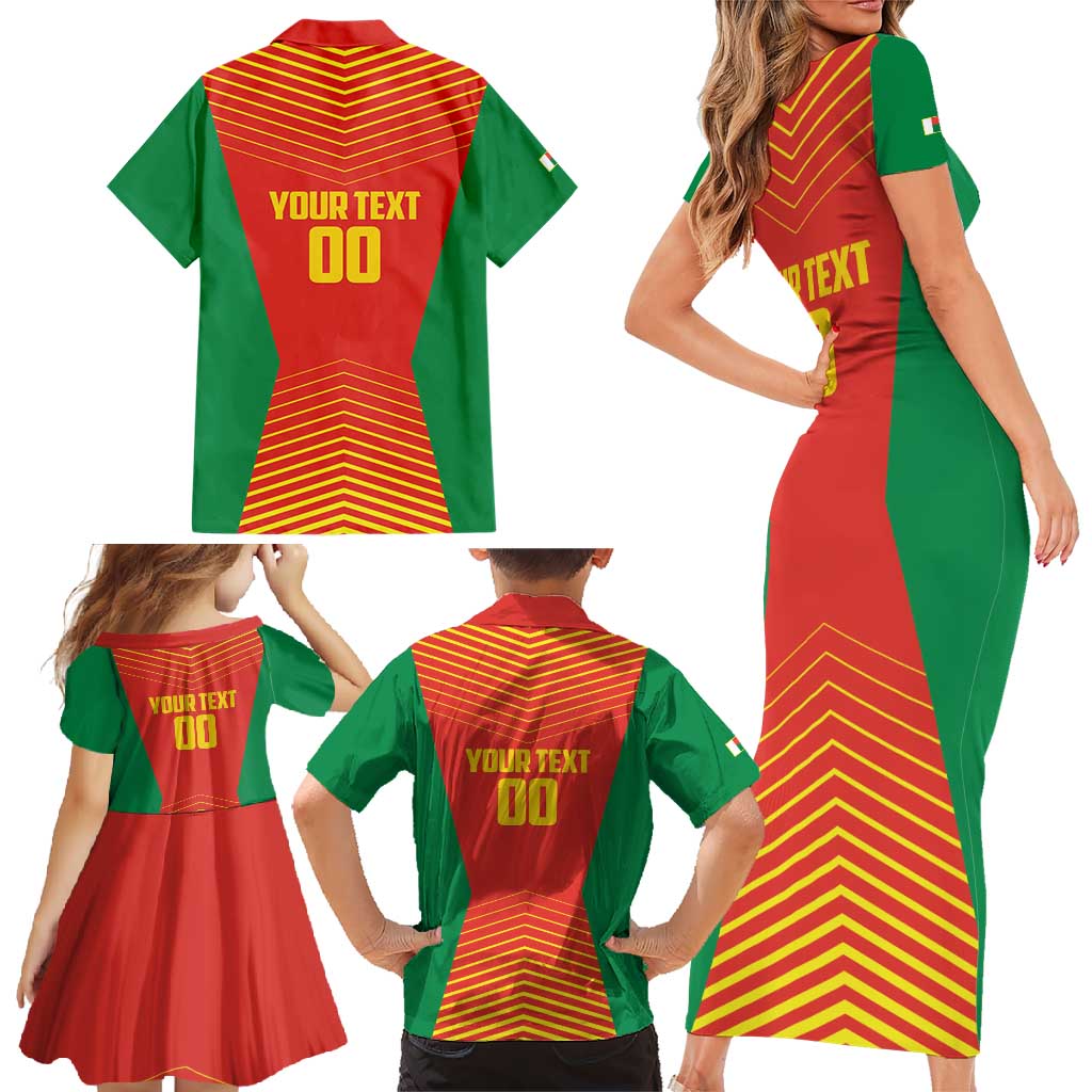 Madagascar Basketball Custom Family Matching Short Sleeve Bodycon Dress and Hawaiian Shirt Come On Angel Manzano - Wonder Print Shop