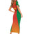 Madagascar Basketball Custom Family Matching Short Sleeve Bodycon Dress and Hawaiian Shirt Come On Angel Manzano - Wonder Print Shop