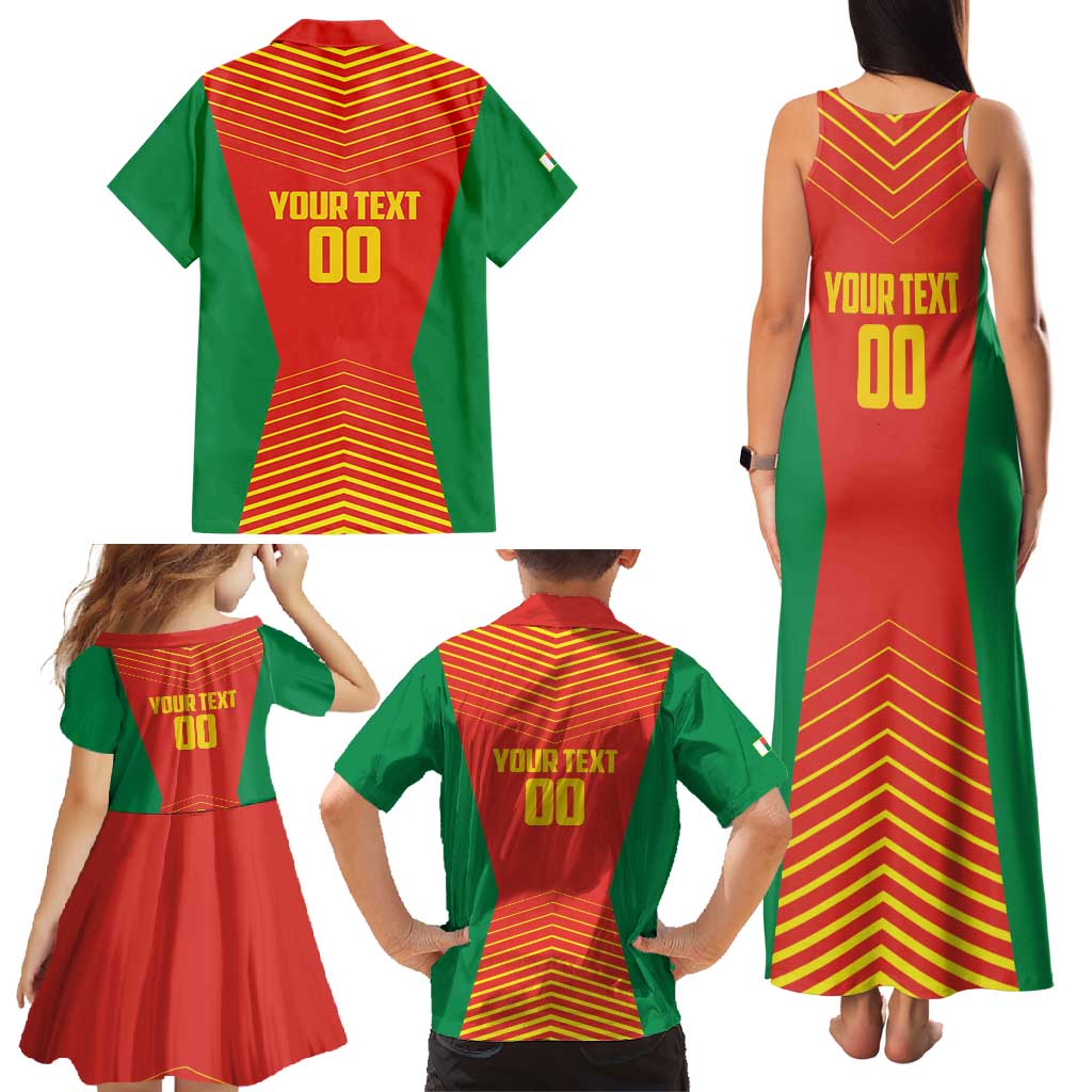 Madagascar Basketball Custom Family Matching Tank Maxi Dress and Hawaiian Shirt Come On Angel Manzano - Wonder Print Shop