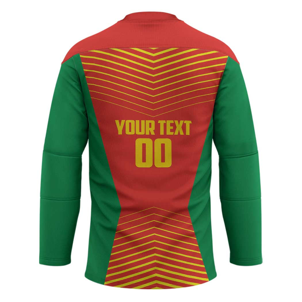 Madagascar Basketball Custom Hockey Jersey Come On Angel Manzano - Wonder Print Shop