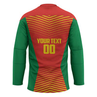 Madagascar Basketball Custom Hockey Jersey Come On Angel Manzano - Wonder Print Shop