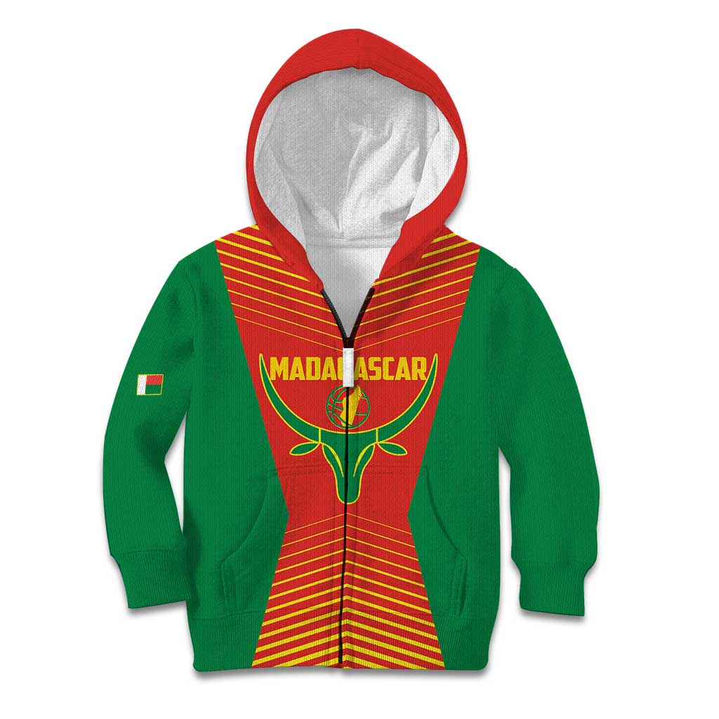 Madagascar Basketball Custom Kid Hoodie Come On Angel Manzano - Wonder Print Shop