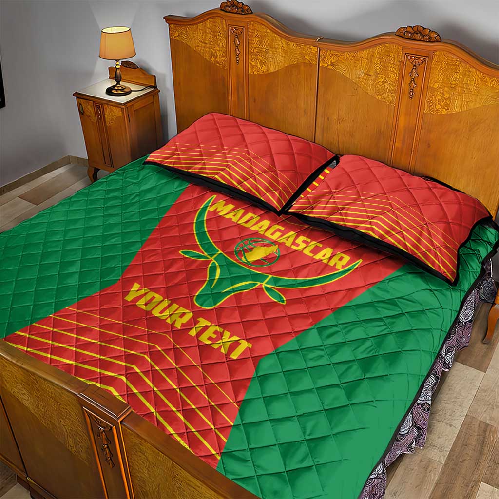 Madagascar Basketball Custom Quilt Bed Set Come On Angel Manzano - Wonder Print Shop