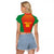 Madagascar Basketball Custom Raglan Cropped T Shirt Come On Angel Manzano - Wonder Print Shop