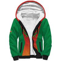 Madagascar Basketball Custom Sherpa Hoodie Come On Angel Manzano - Wonder Print Shop
