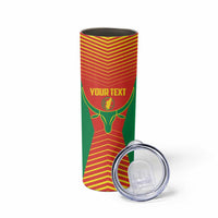 Madagascar Basketball Custom Skinny Tumbler Come On Angel Manzano - Wonder Print Shop