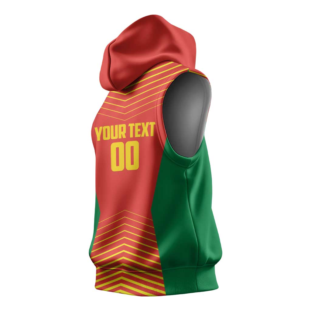 Madagascar Basketball Custom Sleeveless Hoodie Come On Angel Manzano - Wonder Print Shop
