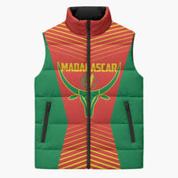 Madagascar Basketball Custom Sleeveless Puffer Jacket Come On Angel Manzano - Wonder Print Shop