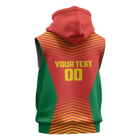 Madagascar Basketball Custom Sleeveless Zip Hoodie Come On Angel Manzano - Wonder Print Shop