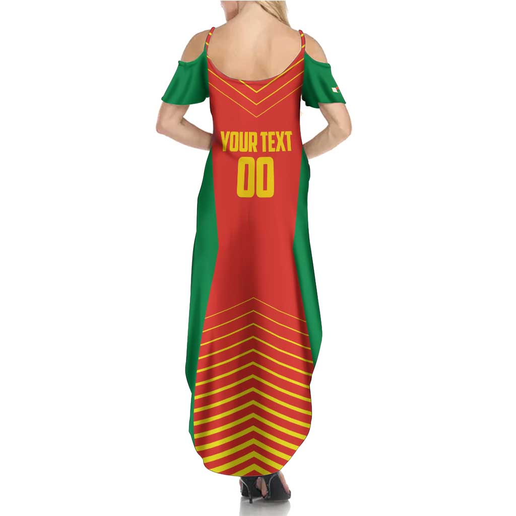 Madagascar Basketball Custom Summer Maxi Dress Come On Angel Manzano - Wonder Print Shop