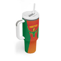Madagascar Basketball Custom Tumbler With Handle Come On Angel Manzano - Wonder Print Shop