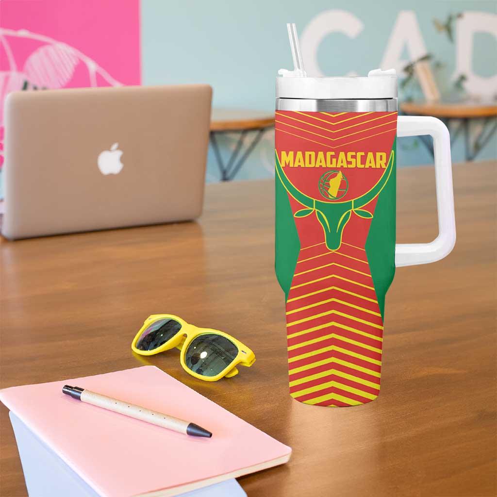 Madagascar Basketball Custom Tumbler With Handle Come On Angel Manzano - Wonder Print Shop