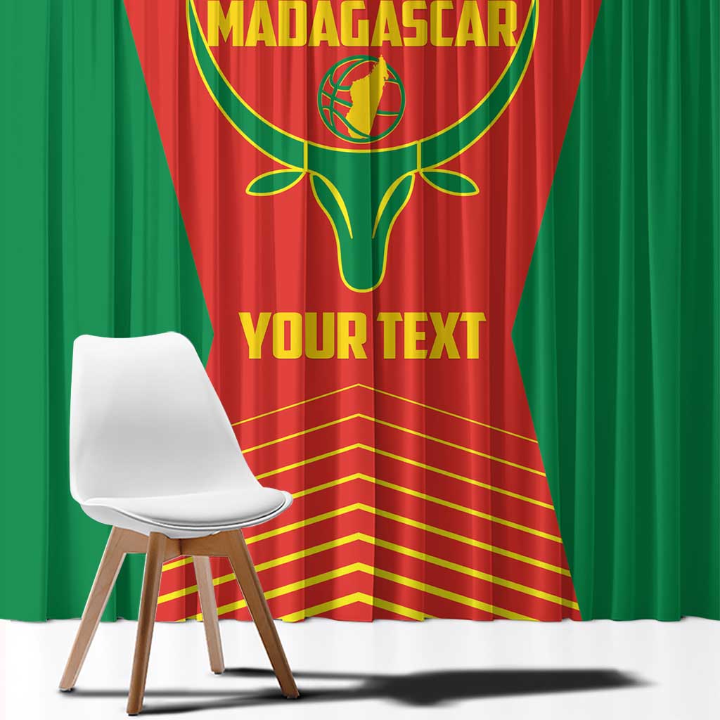 Madagascar Basketball Custom Window Curtain Come On Angel Manzano - Wonder Print Shop