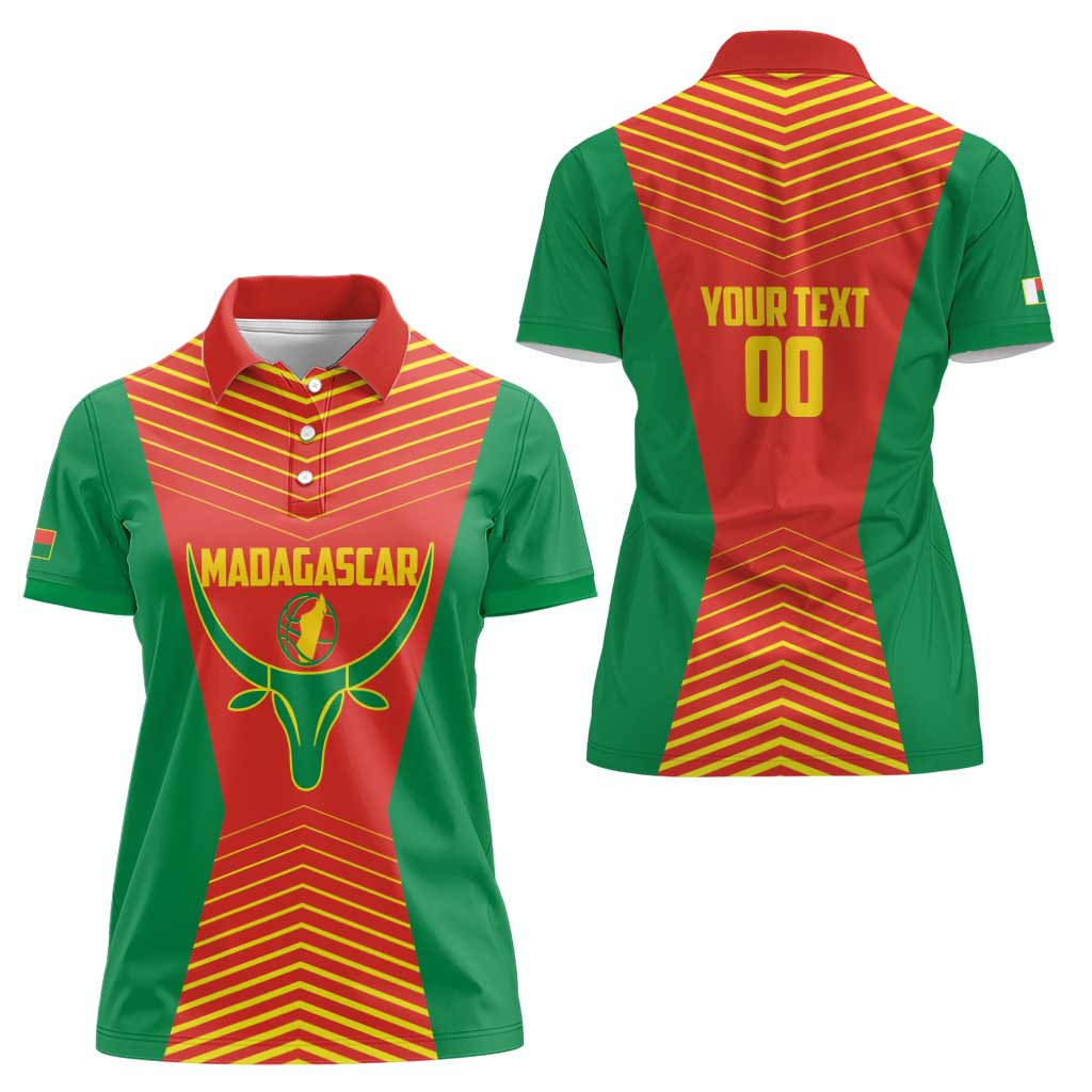 Madagascar Basketball Custom Women Polo Shirt Come On Angel Manzano - Wonder Print Shop