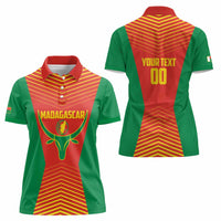 Madagascar Basketball Custom Women Polo Shirt Come On Angel Manzano - Wonder Print Shop