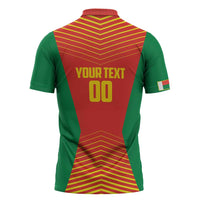 Madagascar Basketball Custom Zipper Polo Shirt Come On Angel Manzano - Wonder Print Shop