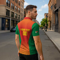 Madagascar Basketball Custom Zipper Polo Shirt Come On Angel Manzano - Wonder Print Shop