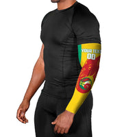 Guinea Basketball Custom Arm Sleeves Syli Nationale African Pattern - Wonder Print Shop