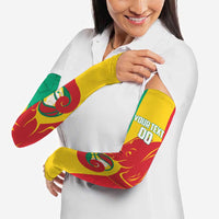 Guinea Basketball Custom Arm Sleeves Syli Nationale African Pattern - Wonder Print Shop