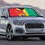 Guinea Basketball Custom Auto Sun Shade Syli Nationale African Pattern - Wonder Print Shop