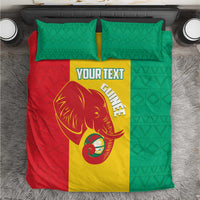 Guinea Basketball Custom Bedding Set Syli Nationale African Pattern - Wonder Print Shop
